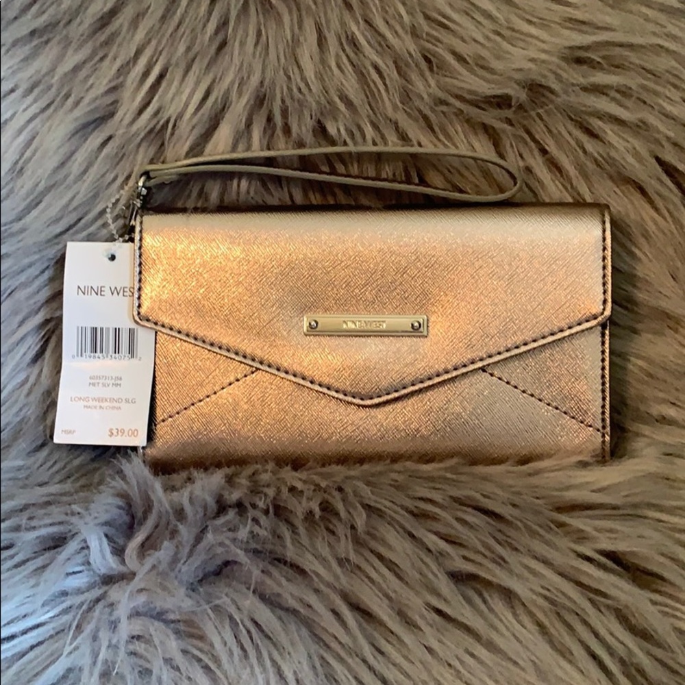 Clutch Metal Silver Bag